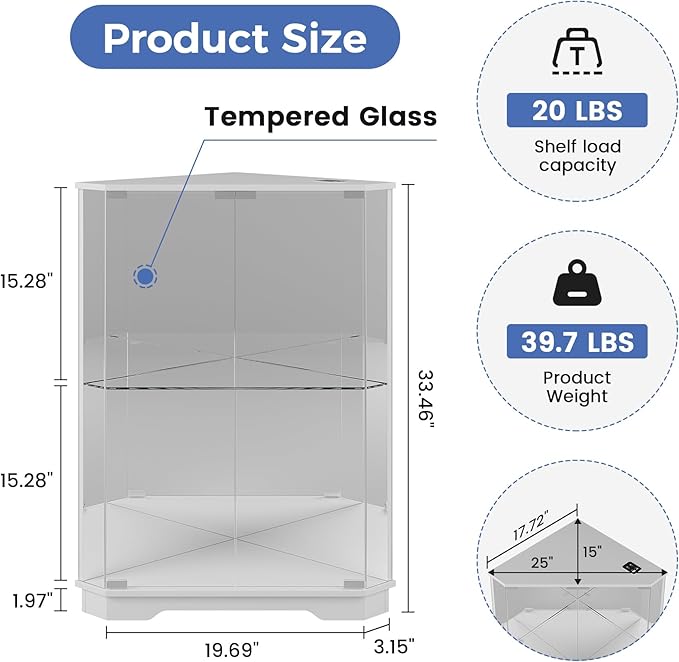 Dystler Corner Display Cabinet - Image 2