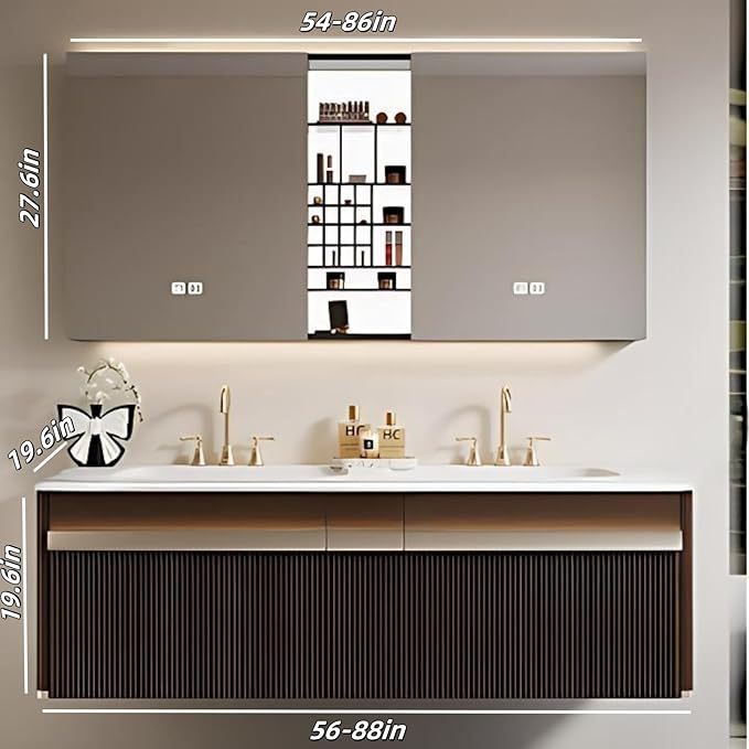 Bathroom Vanity with Double Sink - Image 2