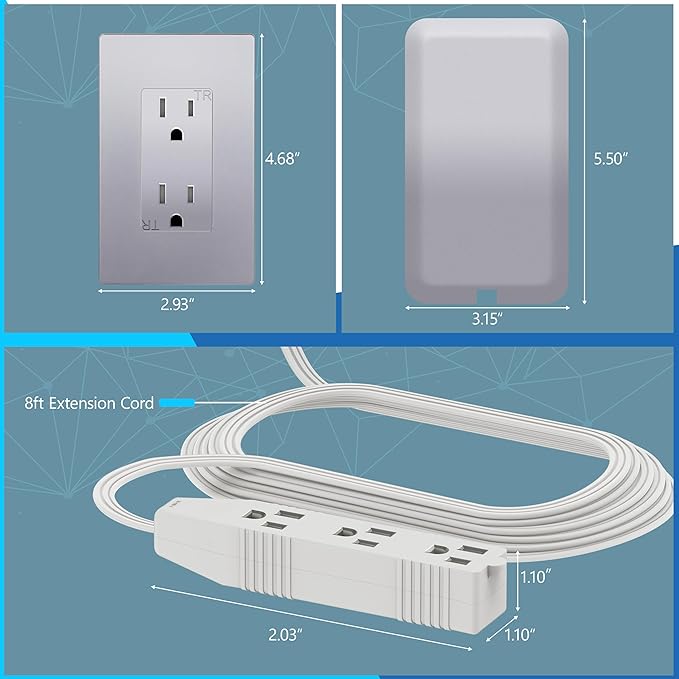 LIDER Flat-Face Outlet Extender - Image 2