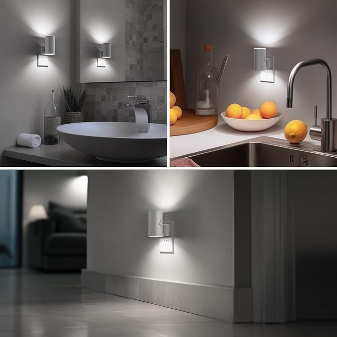 Briignite Night Lights Plug into Wall, Modern LED Night Light Plug in, Dusk to - Image 5