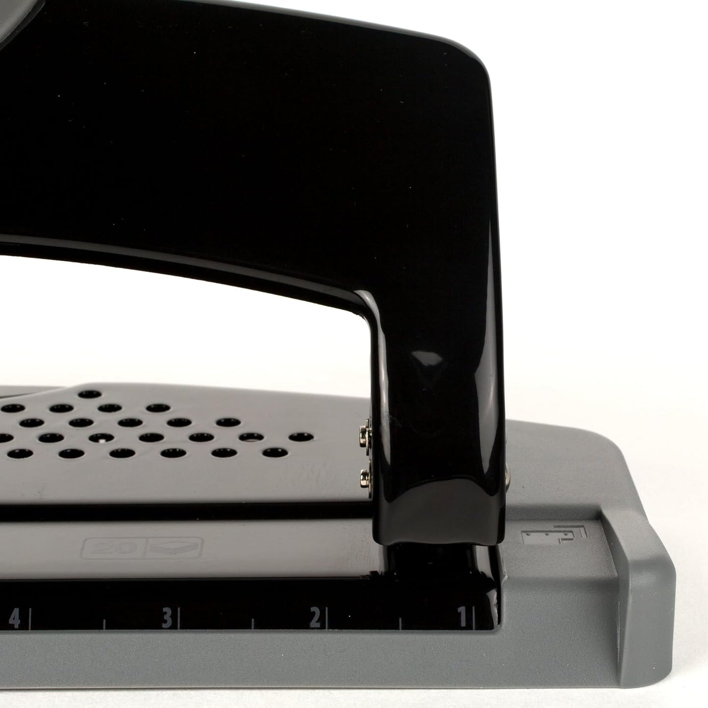 Swingline 3 Hole Punch, 20 Sheet Capacity Three Hole Puncher 3 Ring, Paper Punch, SmartTouch Low Effort, Black & Silver (74133) (Pack of 6)