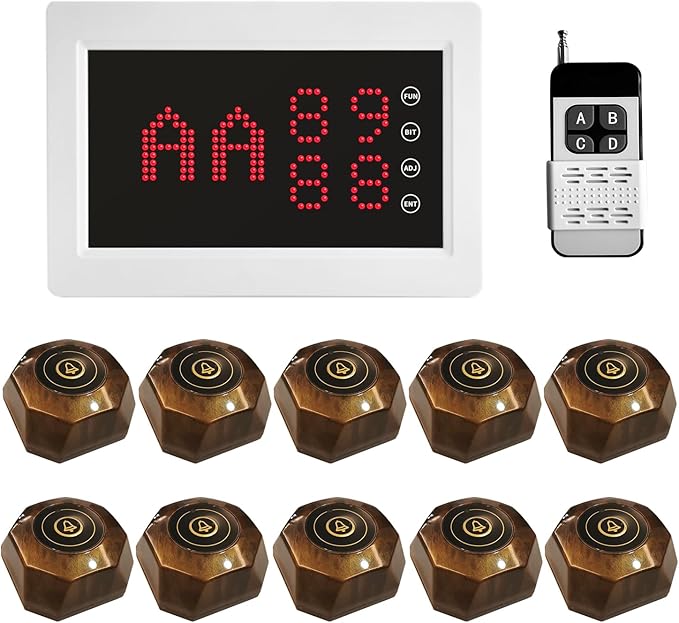 Restaurant Pager System Wireless Calling System by WNKRUN