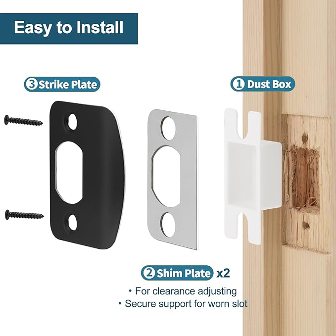 MOSECYOU Standard Door Strike Plate - Image 5