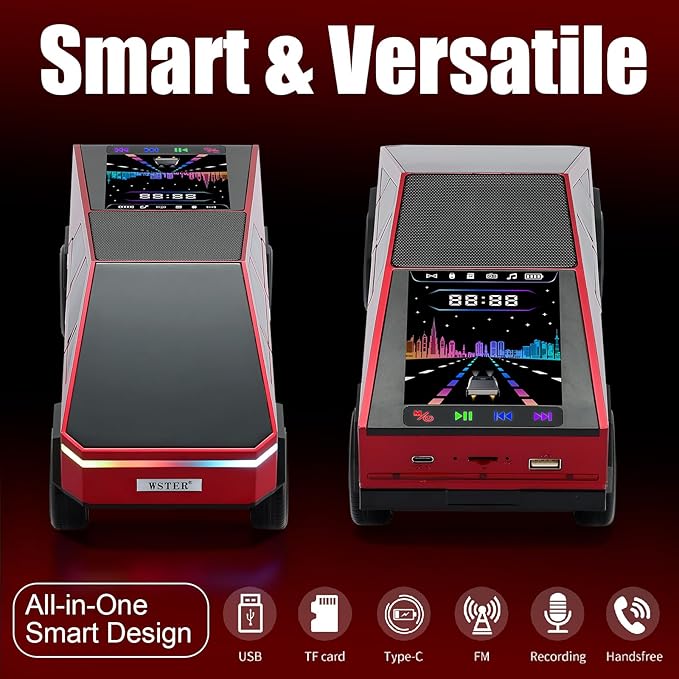 WSTER Portable Car Model Bluetooth Speaker - Image 4