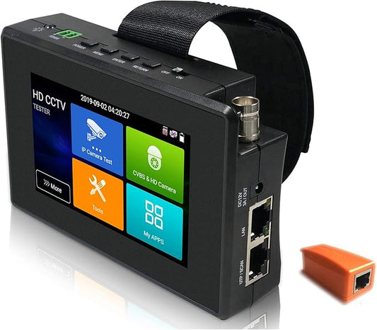 EVERSECU 5 in 1 CCTV Tester Support Up to 4K IP Camera & 720P/1080P/3mp/4mp/5 by EVERSECU