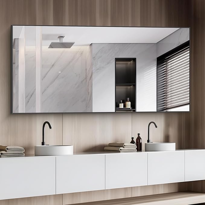 36x72inch Bathroom Mirror, Large Rectangular Wall Mirrors - Image 9