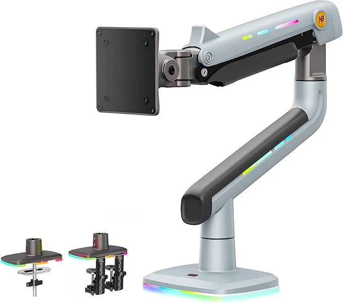 NB Gaming Monitor Arm or for 32 to 60 Inches Screen, Load up to 20 kg, VESA by NBERGONOMIC
