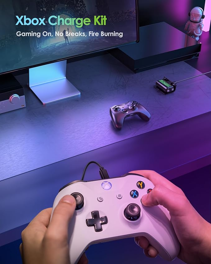 Rechargeable Xbox Controller Battery Pack, Play & Charge Kit - Image 4