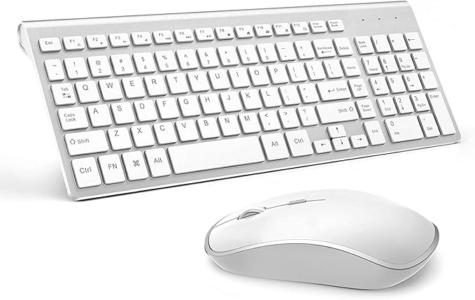J JOYACCESS Wireless Keyboard and Mouse, Slim Wireless Keyboard Mouse by JOYACCESS