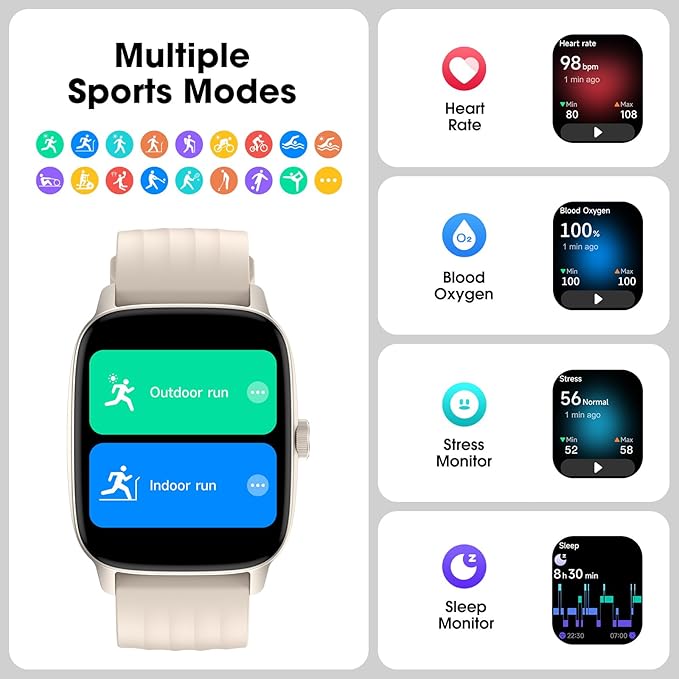 Pedometer Watch No APP/Phone Required, Waterproof Fitness Tracker Watch - Image 4