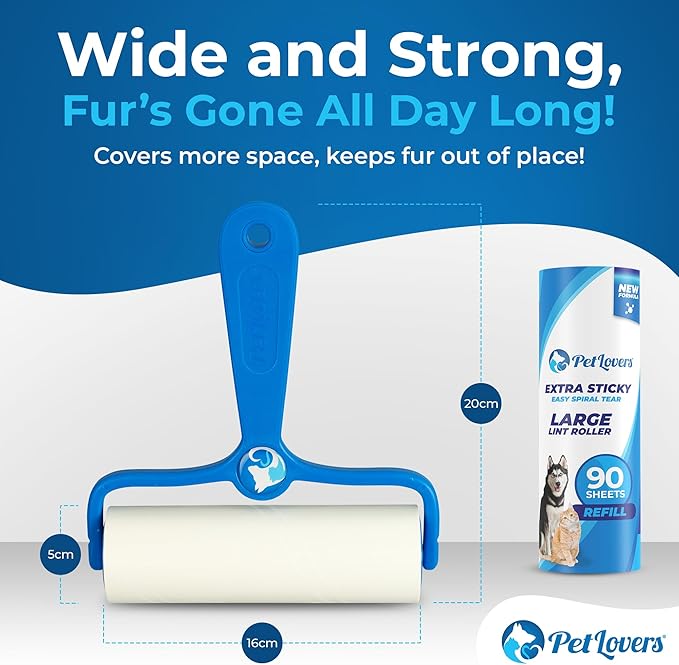 PetLovers 6.3" Large Lint Roller - Image 8