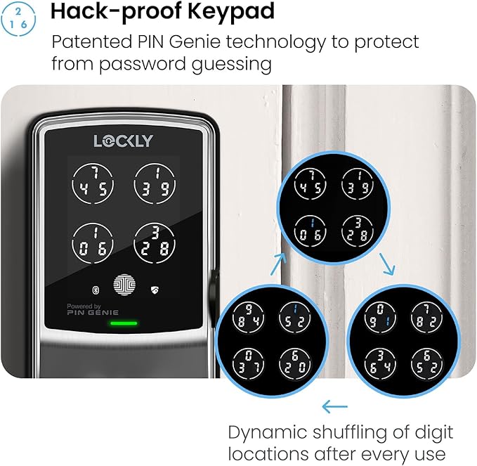 Lockly Secure Plus, Keyless Entry Door Lock, Smart Locks - Image 4