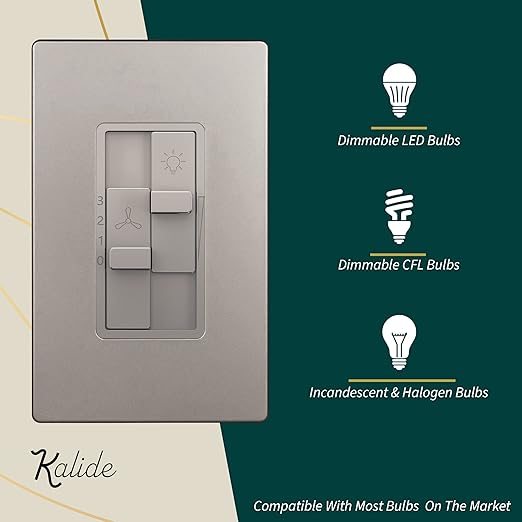 TOPGREENER Kalide Combo Dimmer Switch - Image 3