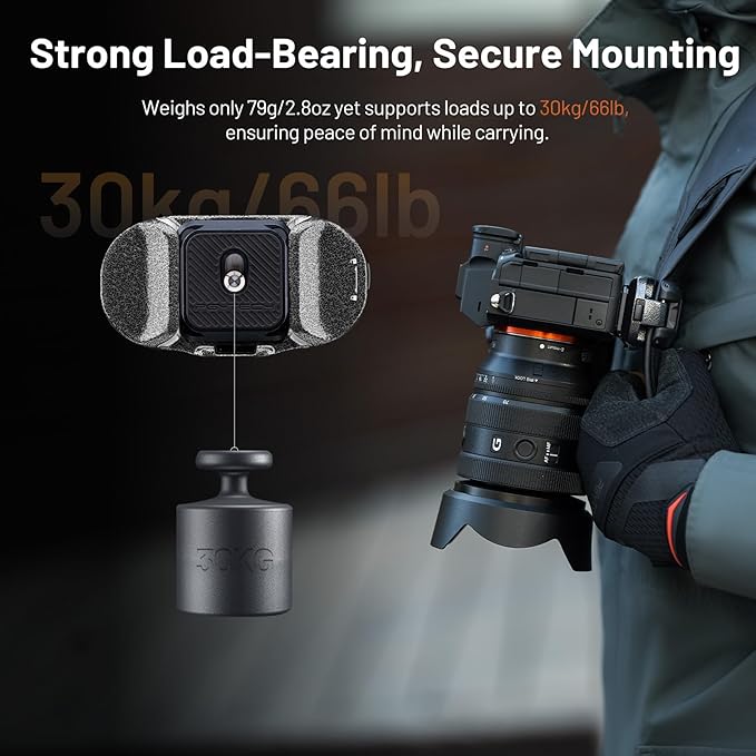 PGYTECH 2025 New Version Beetle Camera Clip V2, Quick Release Camera Backpack - Image 6