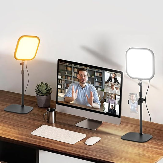 NEEWER Basics 2 Pack 10.8" Video Conference Lighting by Neewer