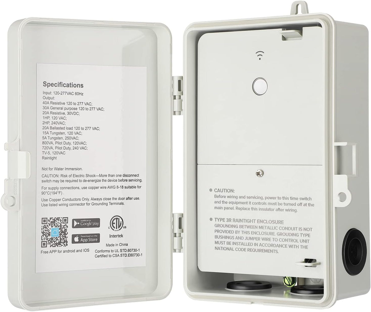 DEWENWILS Pool Timer, WiFi Timer Switch, Heavy Duty 40A 120-277 VAC 2HP