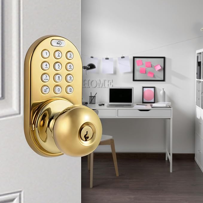 MiLocks TKK-02P Digital Door Knob Handle Lock - Image 2