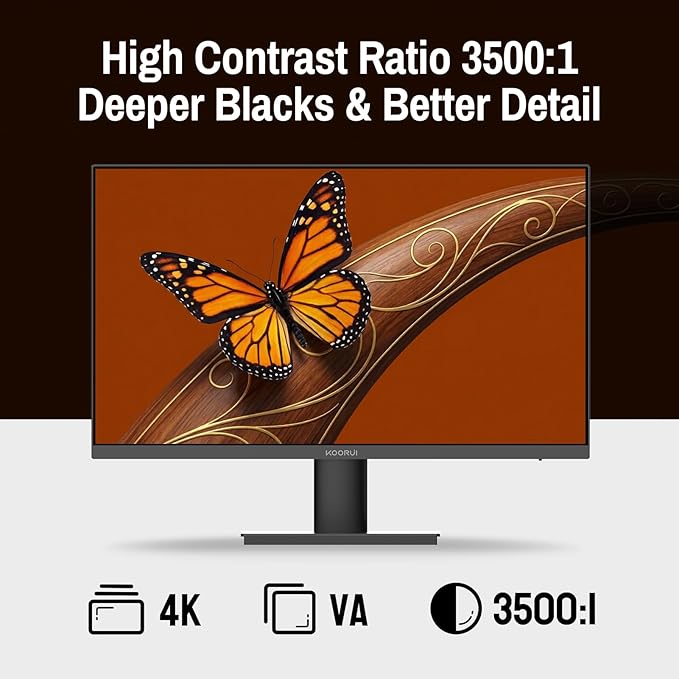 KOORUI 32 inch 4K Computer Monitor - Image 3