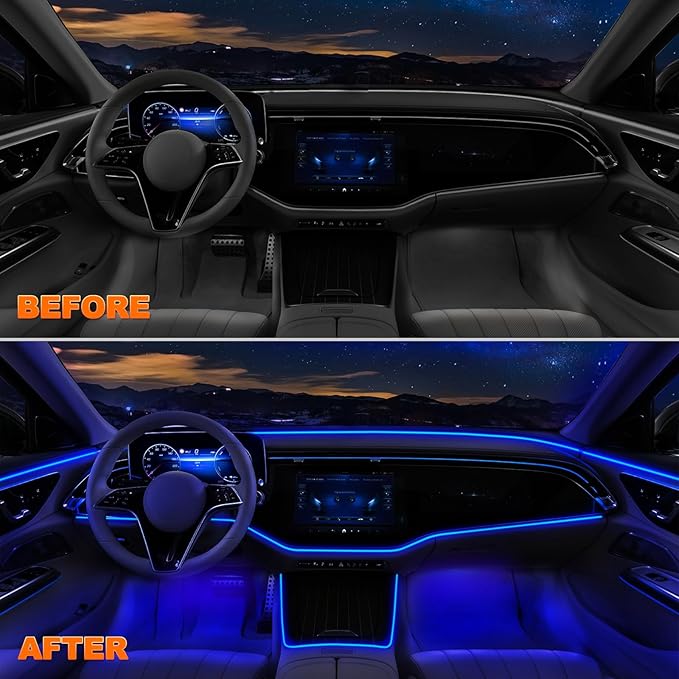 Jushope Interior Car LED Strip Lights - Image 7