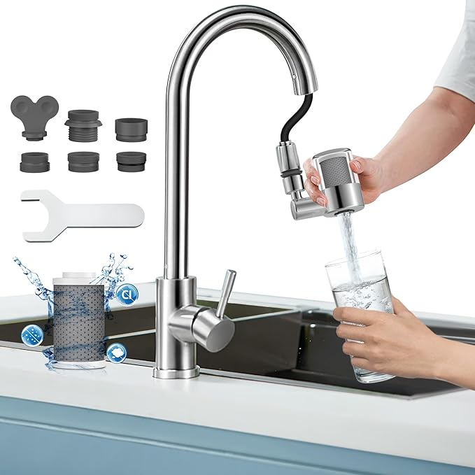 CECEFIN Swivel Water-Filter for Sink-Faucet by CECEFIN