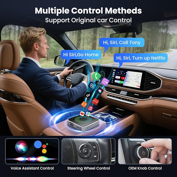 5-in-1 Wireless CarPlay & Android Auto Adapter - Image 5