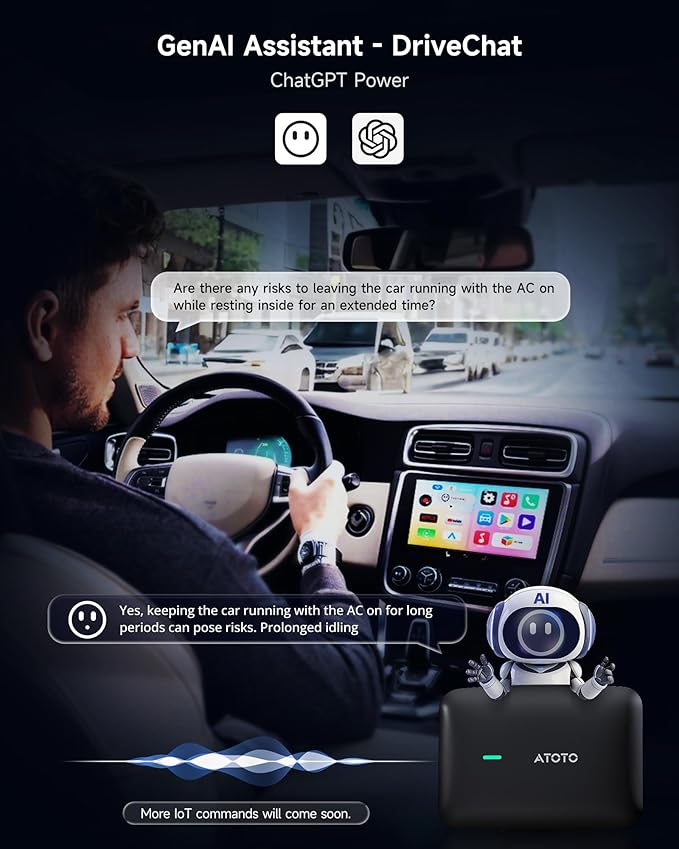 ATOTOMOVE Wireless Magic AI Box CarPlay - Image 2