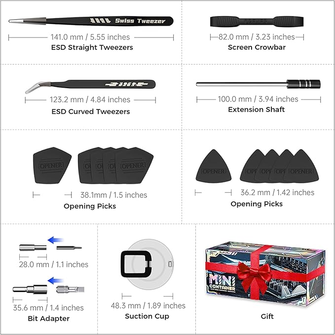 JAKEMY 180 in 1 Precision Screwdriver Set, Computer Screwdriver Kit, - Image 5