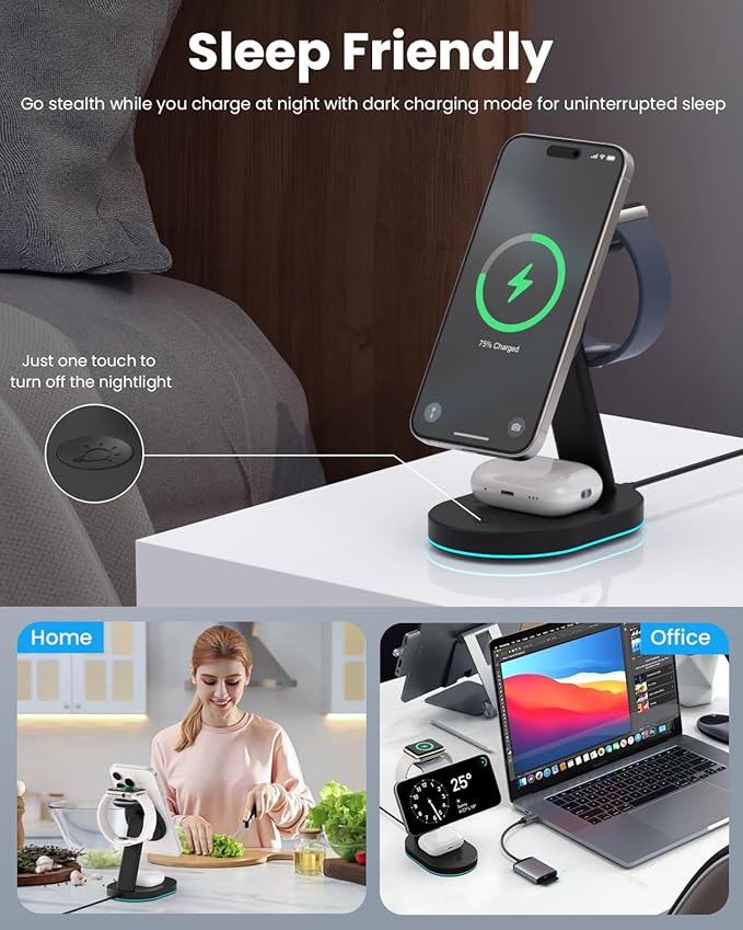 3 in 1 Wireless Charger Charging Station - Image 5