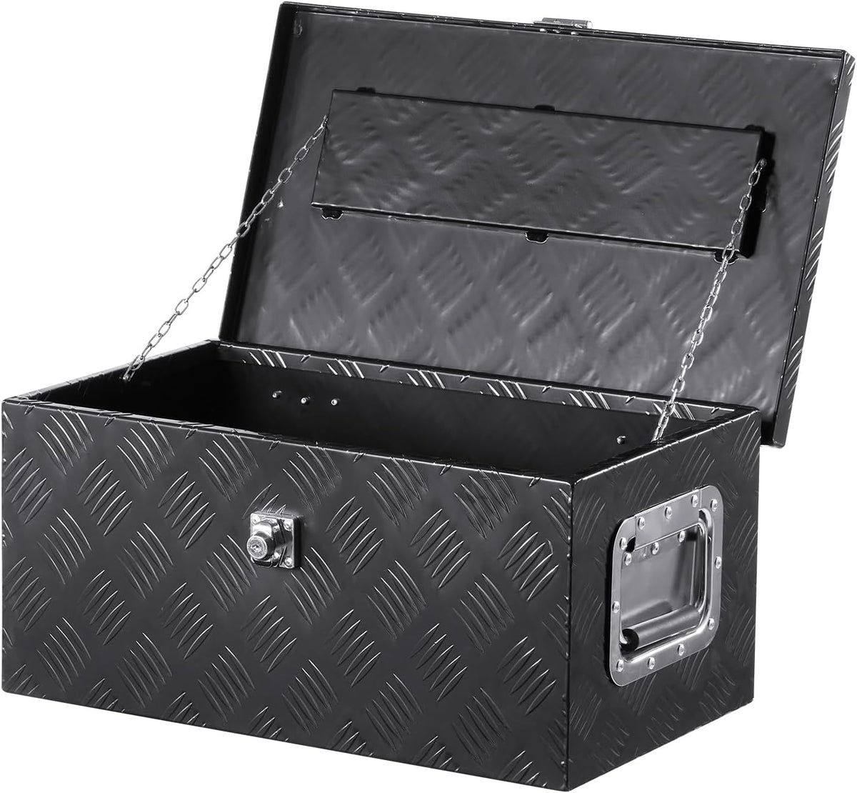 vevor heavy duty aluminum truck bed tool box, main product view