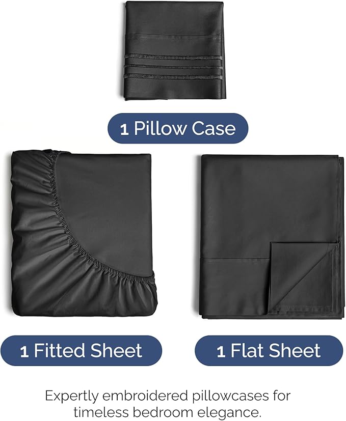 Twin Size 3 Piece Sheet Set - Image 2