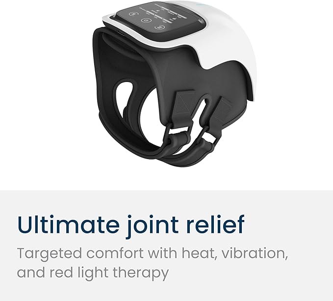 Nobol PhysioFlex Portable Warm Up & Recovery Knee Massager – Cordless Red & - Image 7