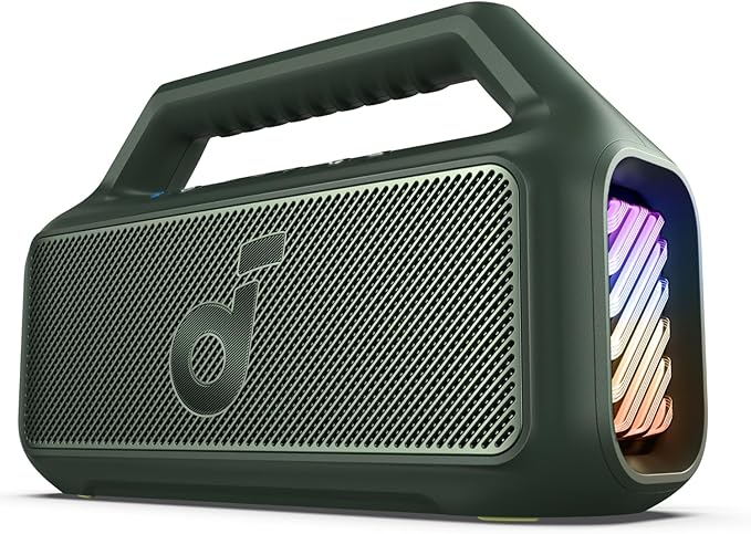 Soundcore Boom 2 by Anker, Outdoor Speaker, BassUp 2.0, 24H Playtime, IPX7 by soundcore