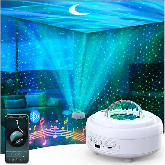 HUMIIEYE Galaxy Projector with Bluetooth Speaker, Night Light Star Projector by HUMIIEYE
