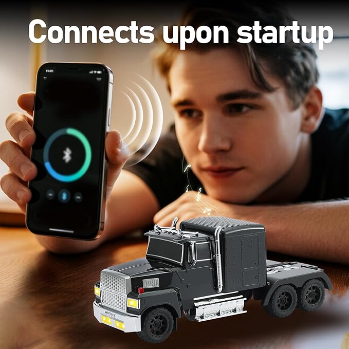 WSTER American Truck Bluetooth Speaker, Retro Car Model，Portable Wireless - Image 2