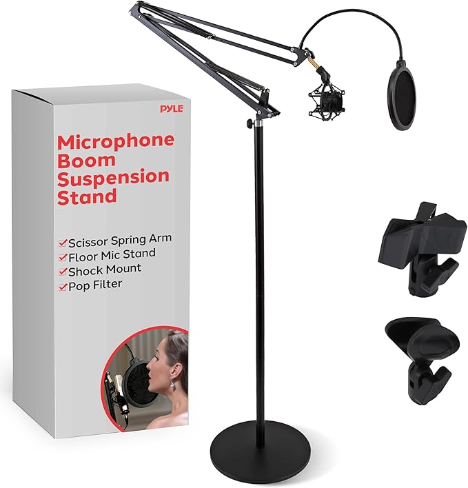 Pyle Microphone Boom Suspension Stand by PyleUSA