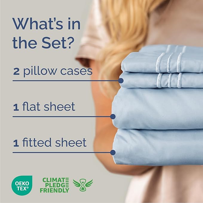 Queen Size 4 Piece Sheet Set - Image 2