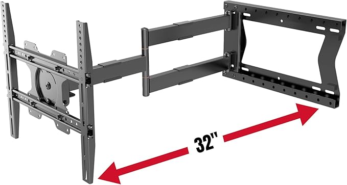 Physix 2080 Long Arm TV Wall Mount by Physix