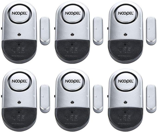 Door Alarms for Kids Safety, 6 Pack 120dB Pool Alarm Sensor for Doors and by FocusonYourSafety