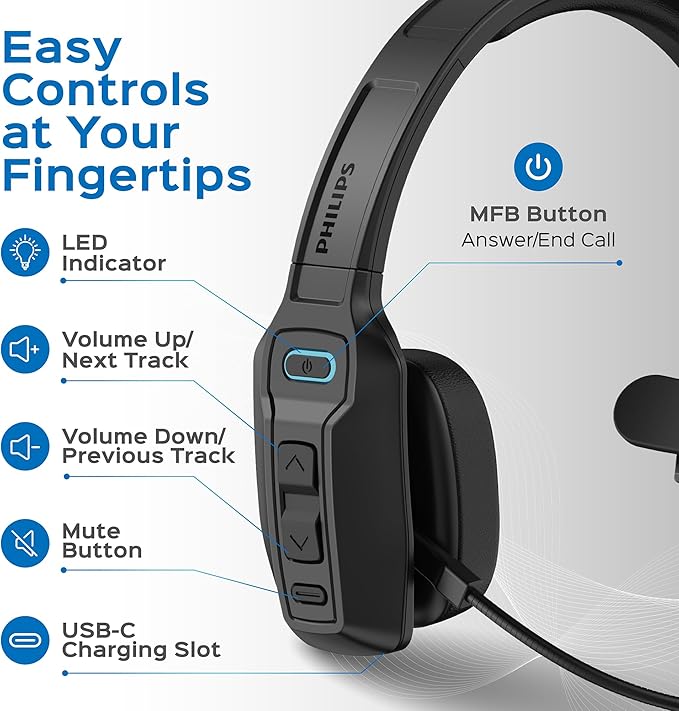 Philips Trucker Bluetooth Headset - Image 2