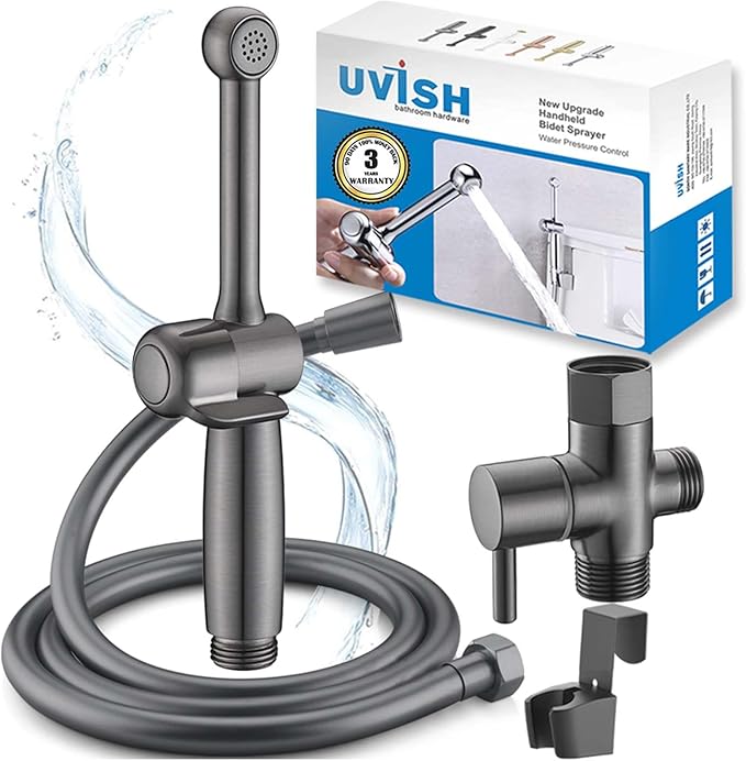 Handheld Bidet Toilet Sprayer, Cloth Diaper Sprayer by Uvish