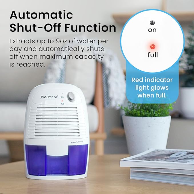 Pro Breeze Electric Mini Dehumidifier - Image 4