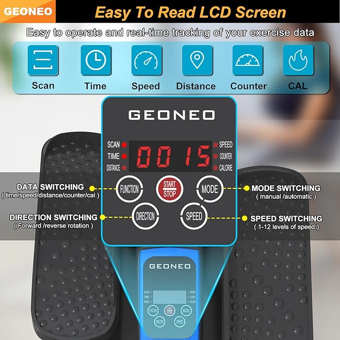 Under Desk Elliptical Machine, Electric Elliptical Exerciser - Image 3