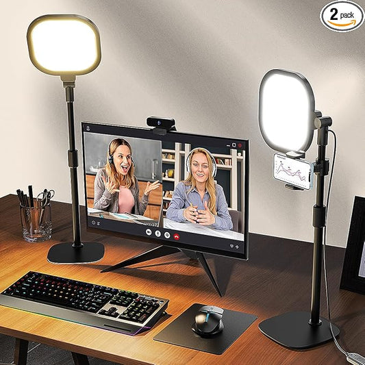 LitONES 2Pcs Desktop Video Conference Lighting by LitONES