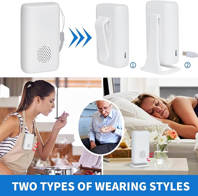 Wireless Caregiver Pager Nurse Alert System SOS Call Button Vibration Pager - Image 2