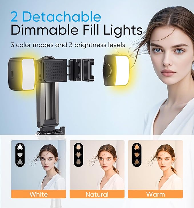 MAGIC JOHN Phone Tripod, Portable Selfie Stick, Pocket Size Tripod - Image 3