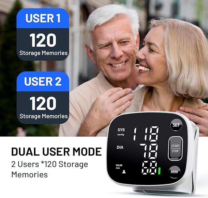 FOTOSY Blood Pressure Monitor Rechargeable Blood Pressure Monitors - Image 4