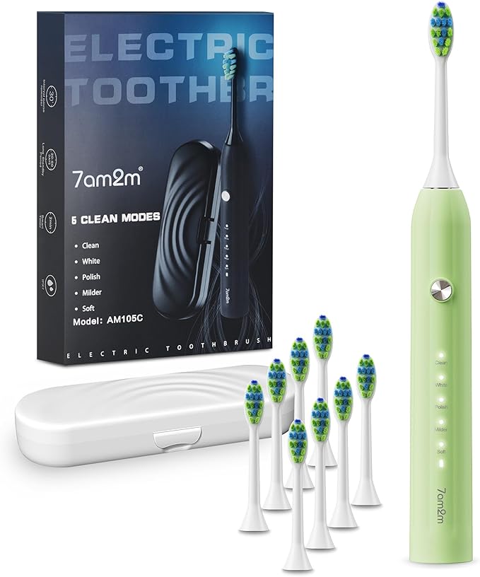 7AM2M Sonic Electric Toothbrush by 7AM2M