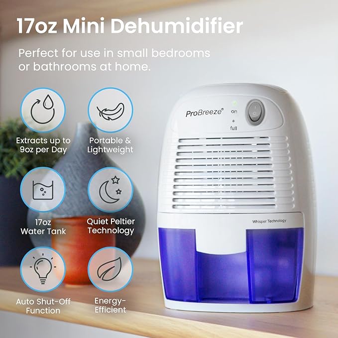 Pro Breeze Electric Mini Dehumidifier - Image 5