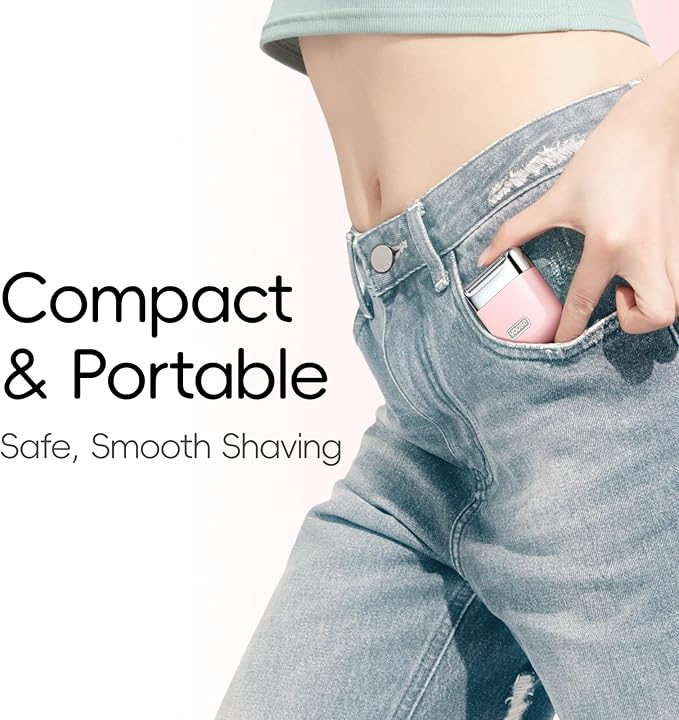 yoose Electric Razors for Women, IPX7 Alloy Body Bikini Trimmer for Women - Image 4