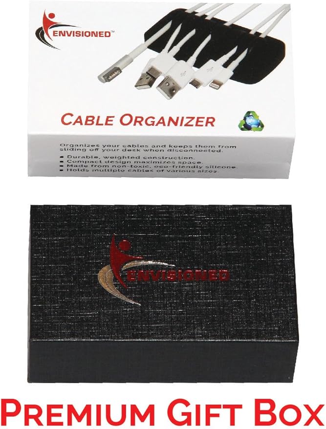 Heaviest Cable Organizer on The Market! Compact and Weighted Desktop Cord - Image 6